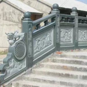Luxury stone railing