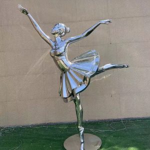 Stainless steel garden sculpture-2