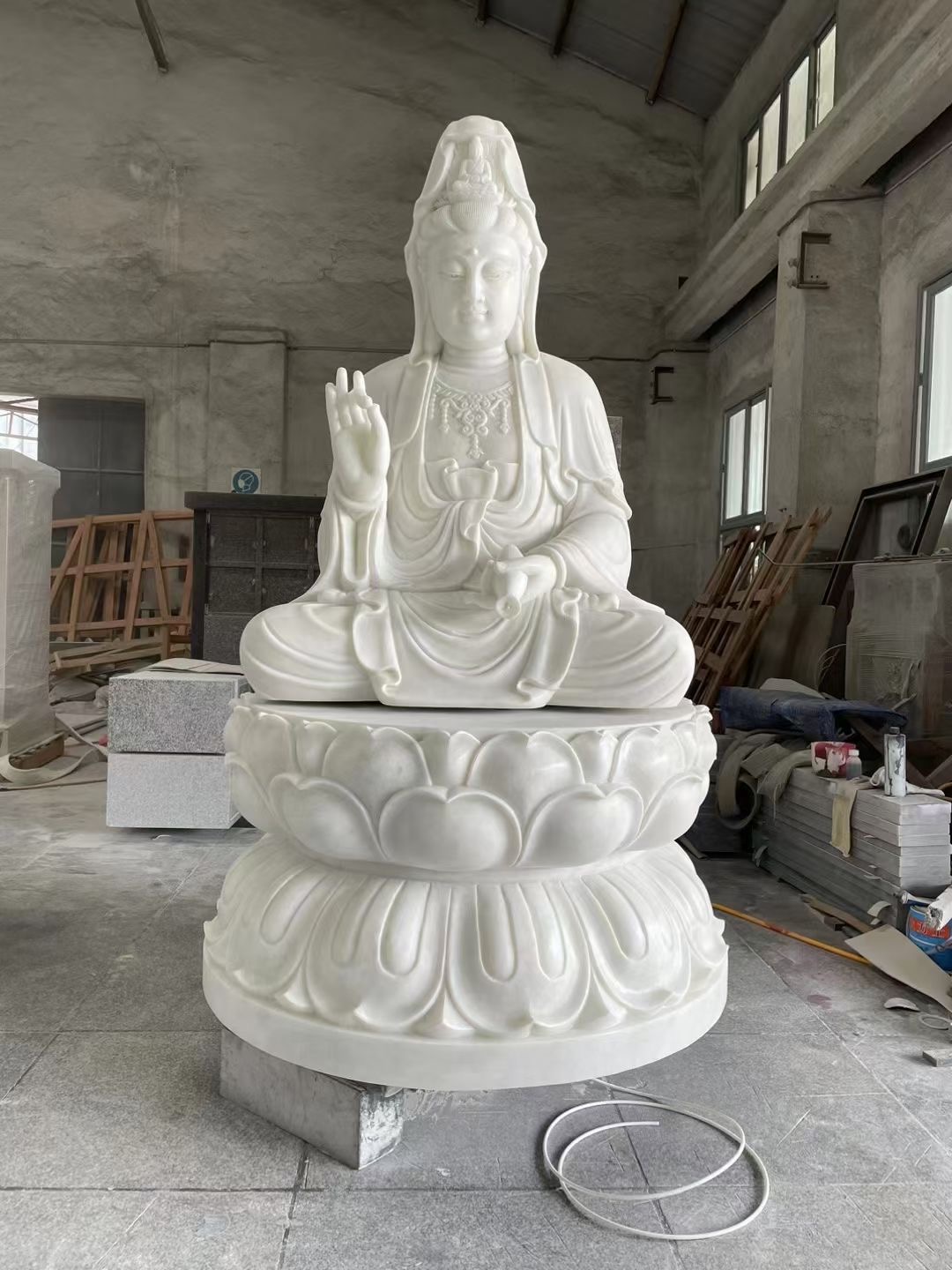 Buddha statue stone carving