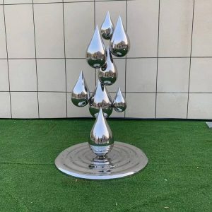 Stainless steel abstract sculpture-1