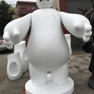 Modern fiberglass sculpture