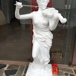 Western style fiberglass statue