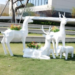 Animal fiberglass sculpture