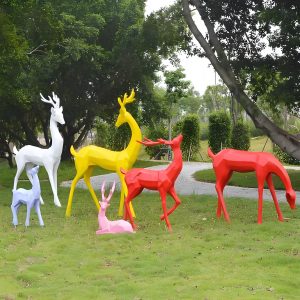 Fiberglass animal statue