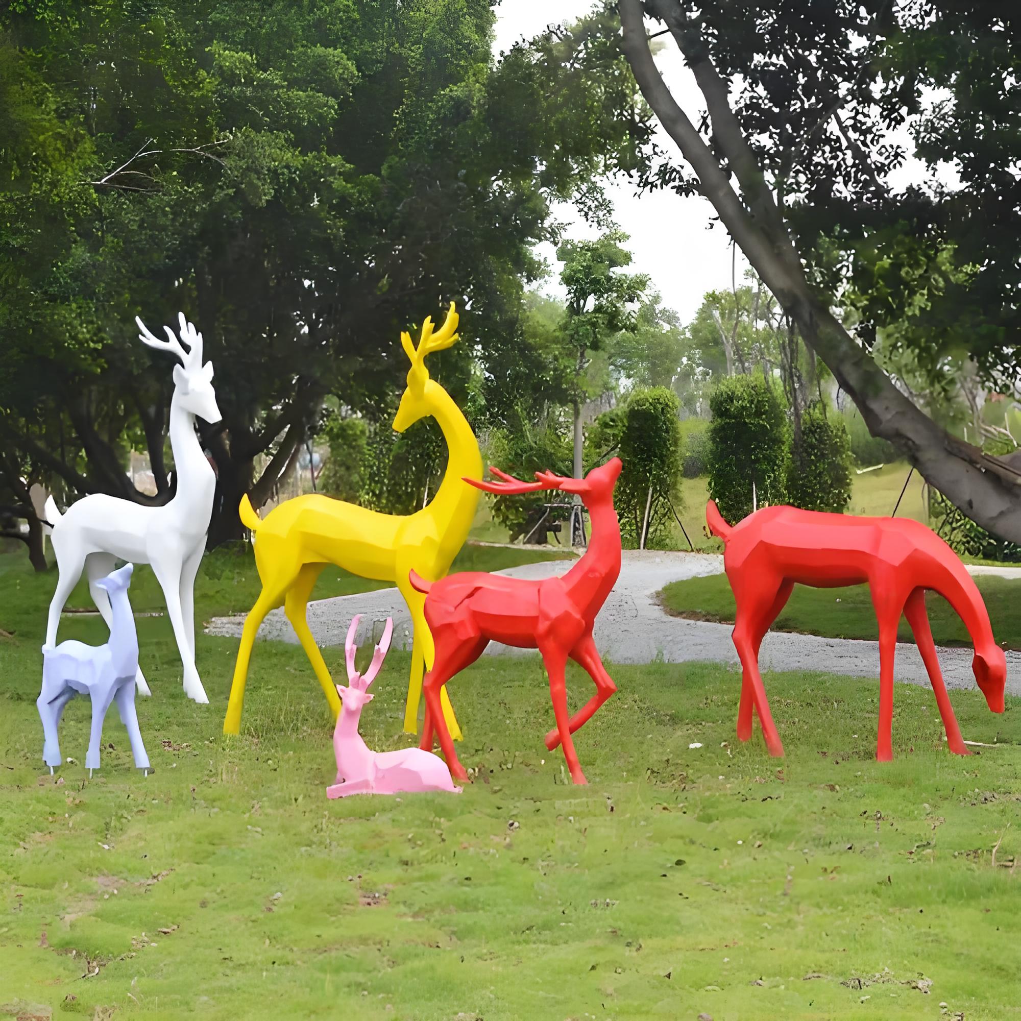 Fiberglass animal statue